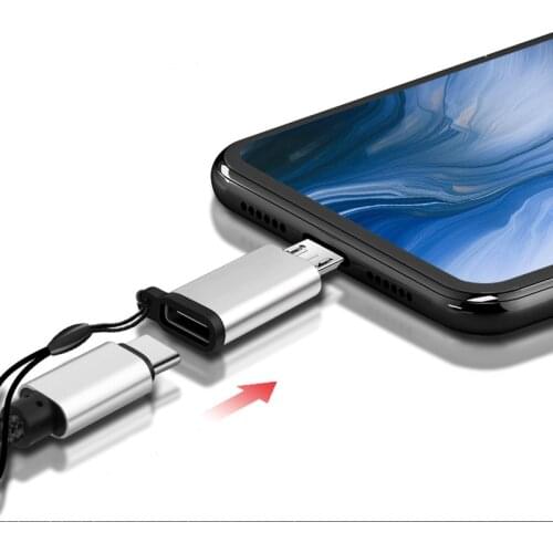 Type C Female to Micro USB Male Cable Adapter Converter for Xiaomi Redmi Huawei Meizu Samsung Galaxy S7 Microusb Android Phone