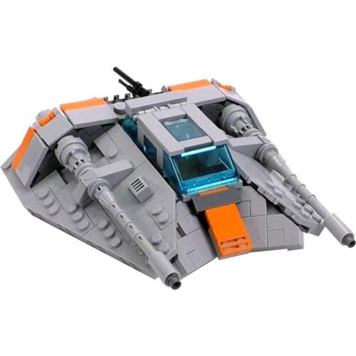 MOC Building Block C126 Military Copter Model High-TechSpace Battle Series Spaceship Bricks DIY Toys for Boys Holiday Gifts