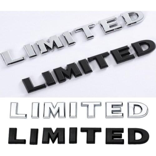 3D Metal LIMITED Car Sticker Emblem Badge For Jeep BMW Ford Volvo Nissan Mazda Audi VW Honda car Lada Kia Chevrolet DS