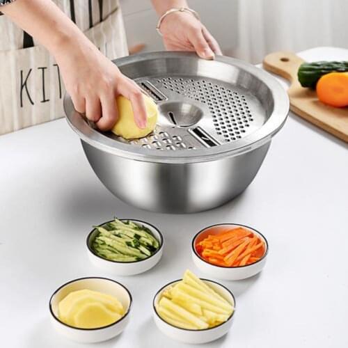 Multi-purpose Vegetable Slicer Lemon Cheese Grater Household Potato Cutter Chip Slicer Radish Grater Kitchen Tools