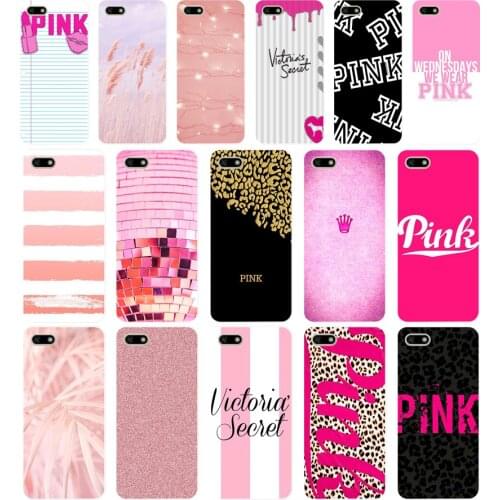 218H love pink girly pretty Design Soft Silicone Tpu Cover Case for huawei Honor 7a pro 7x play case