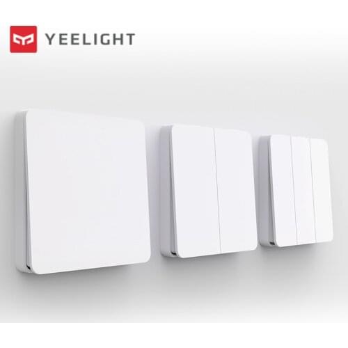 Yeelight Atom Wall Switch Three Versions Dual Control Two Modes Compatible with Smart and Traditional Lamps 250V