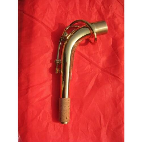 New Alto Saxophone Neck Gold Lacquer Sax parts