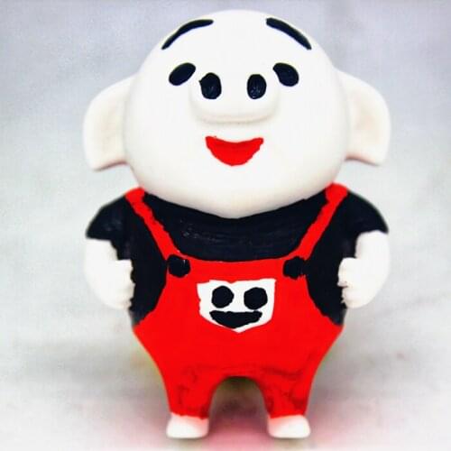 P865 Cartoon 2D pig car air outlet clip mould decoration mold