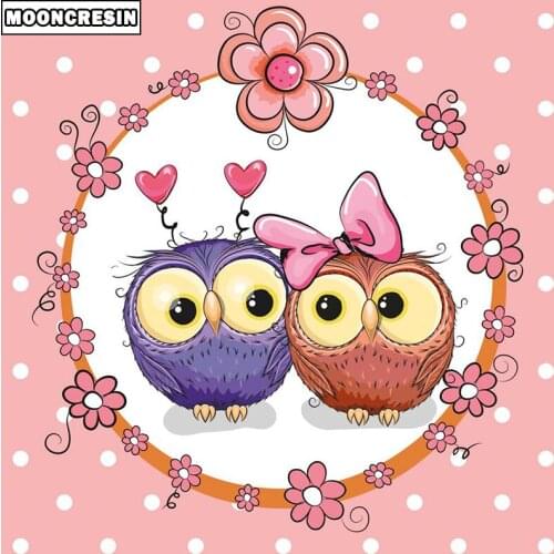 Christmas Diamond Painting Full Square Diy Diamond Embroidery Owl Crystal Mosaic Picture Of Rhinestones Cartoon Decoration Home
