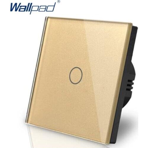 Wallpad Manufacturer Touch Wall Switch EU 1 gang 2 way 3 Way Touch Screen Wall Lighting Switches for LED 110~250V Free Shipping