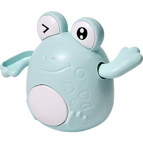 New Wind Up Frog Automatic Floating Funny Children Bathing Toys For Baby Kids Swimming Pool Playing Water Toys