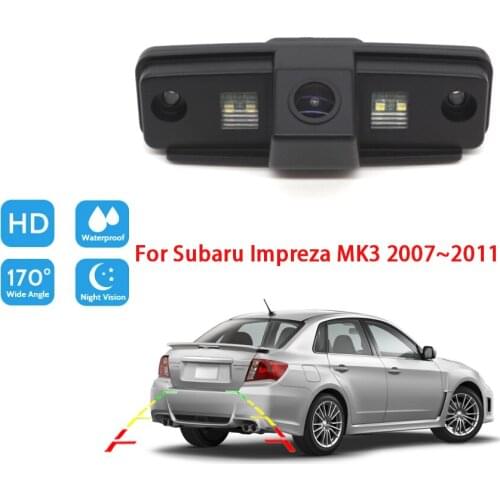 Rear View Camera For Subaru Impreza MK3 2007 2008 2009 2010 2011 CCD HD Car Reverse Backup Night Vision Camera high quality RCA