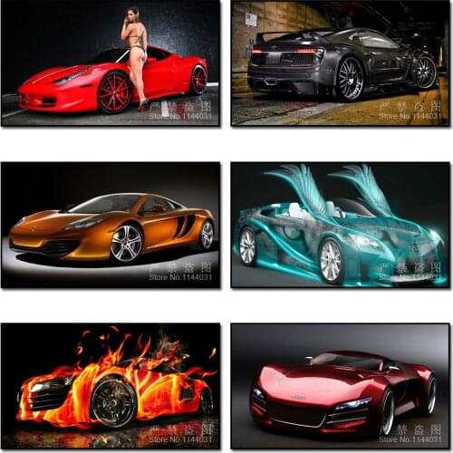 Diy Diamond Mosaic Car Diamond Painting Cross Stitch Needlework Full Square Drill Diamond Embroidery Icon Decor Painting