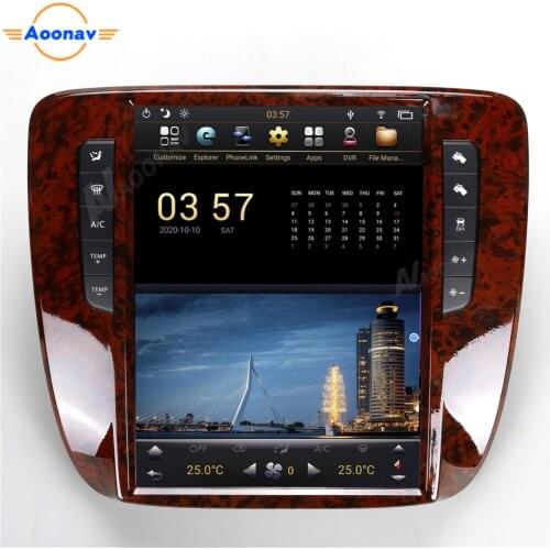 Android car Radio for GMC Yukon/ Chevrolet Tahoe/Chevrolet silverado 2007-2012 car stereo auto radio Tesla screen head unit