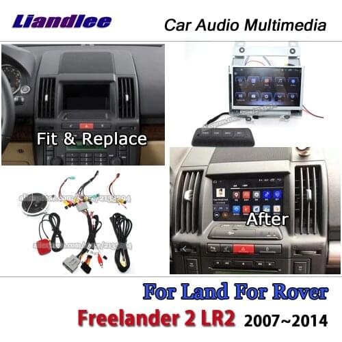 Car Android Multimedia Player Stereo Radio For Land Rover Freelander 2 LR2 2007-2011 2012 2013 2014 GPS Navigation Touch Screen