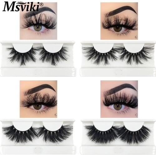 Free Shipping 25 MM Mink Lashes Packaging Box Wholesale Cruelty-free Fluffy Natural 5D 8D Fake Eyelashes Supplies Makeup Beauty