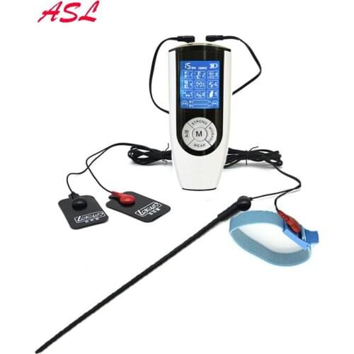 Strongest Electro Shock Feeling Power Box,Penis Lock Ring Catheter Sounds Electric Physical Pad Medical USB Rechargeable Sex Toy