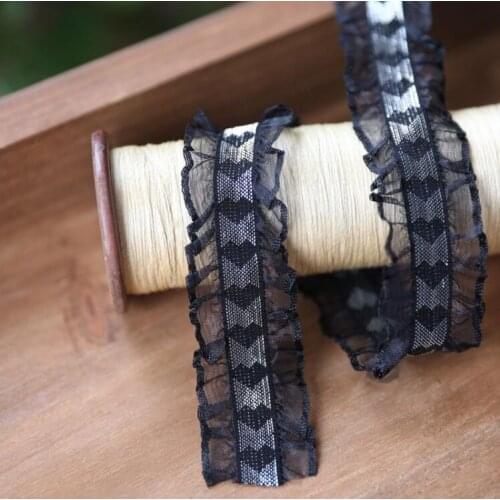 5 Meters Elastic Stretchy Lace Fabric Ribbon Lace Patchwork Stretch Pink Lace Trimming DIY Garment Accessories 5.5cm Width