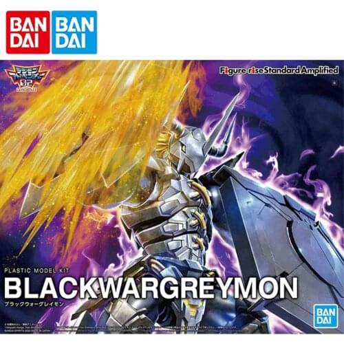 Bandai Figure Rise Anime Digimon Monster Ultimate Black War Greymon Assembly Model Kids Toys
