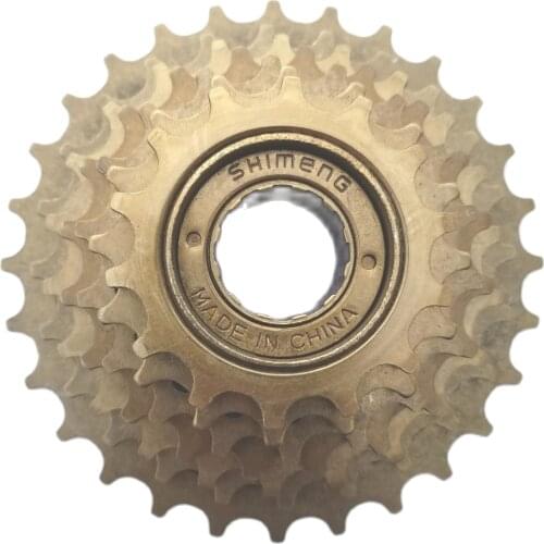 MTB Bicycle 7 Speed 14-28T Mountain Road Bike Freewheel Cog Sprocket Flywheel Metal Thread Sprocket Bike Parts Accessories
