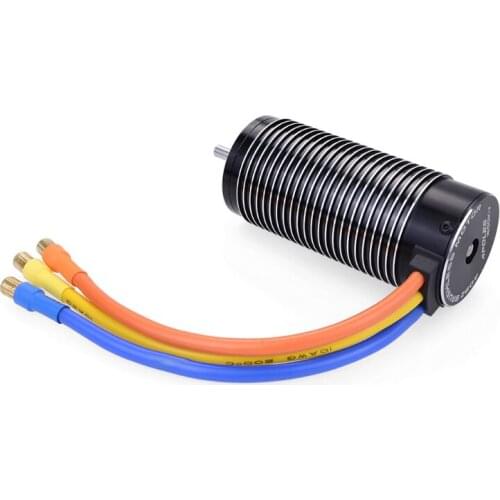Rocket 4092 1250KV 4Pole 5mm Sensorless Brushless Motor for 1/8 RC Drift Racing Monster Truck Off Road Car
