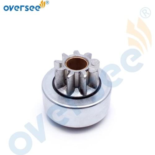 OVERSEE 6N7-81807-00 Marine Starter Drive Gear for Yamaha Outboard Motor 150HP 200HP Motor Model 6N7