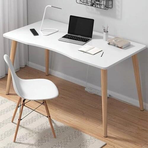 White computer desk home office desktop game e-sports table anchor live black Simple easy install desk Internet cafe gaming desk
