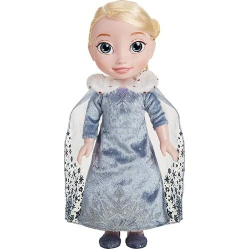 Authentic Disney Q version Frozen Snow treasures holiday adventure Princess Aisha Anna doll girl toy
