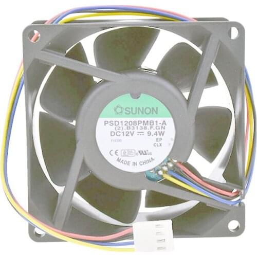 Original SUNON PSD1208PMB1-A 8CM 80x80x38mm Large Air flow Cooling Fan