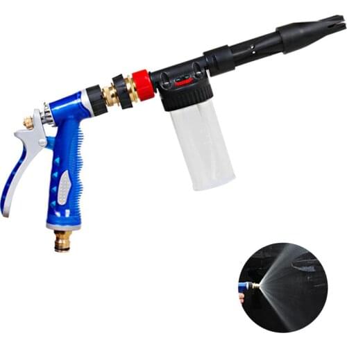 Portable Zinc Alloy Adjustable Garden Hose High Pressure Pistol Car Water Gun Nozzle Garden Hose Car Wash Pistol Garden Tools