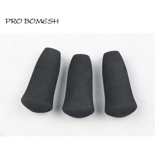 Pro Bomesh 4Pcs/Pack 7.1cm 8.3g Inner Diam 10mm EVA Fight Butt Cap Grip DIY Fishing Rod Building Component Repair Pole