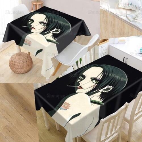 Custom Nana Anime Girl Modern Dustproof Tablecloth High Quality Print Forest Tablecloth Everything For Home And Kitchen 0409