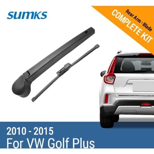 SUMKS Rear Wiper & Arm for VW Golf Plus 2010 2011 2012 2013 2014 2015