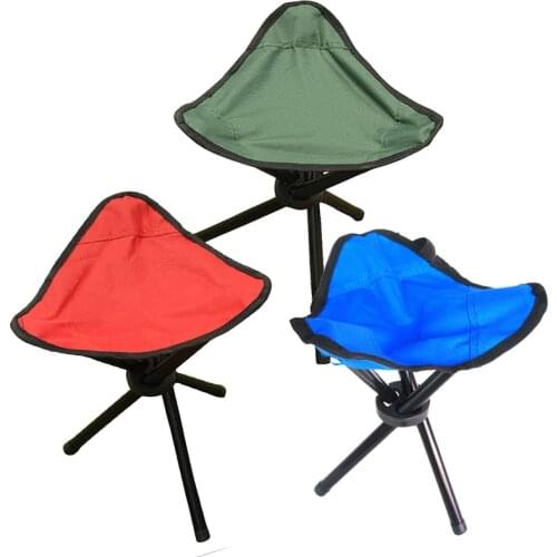 Outdoor Foldable Chair Tripod Triangular Folding Fishing Chairs for Fishing Traveling Camping Portable Fishing Mate Fold Chair
