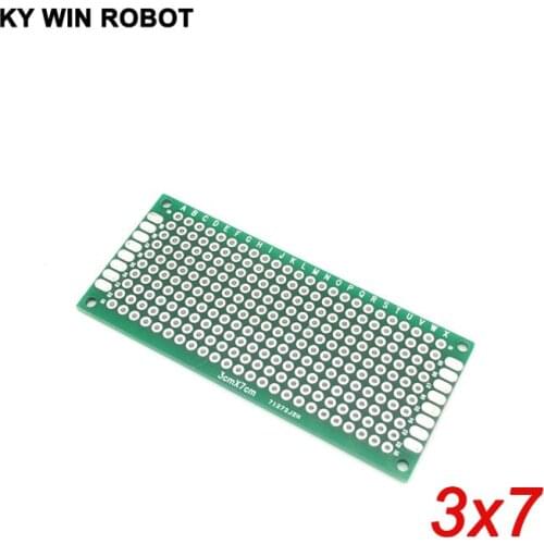 5 pcs 3x7cm Double Side Prototype PCB Universal Printed Circuit Board