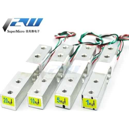 Load Cell 1KG 5KG 10KG 20KG HX711 AC MODULE Electronic Weight Scale with Aluminum Alloy Sensor Weighing Pressure Sensor
