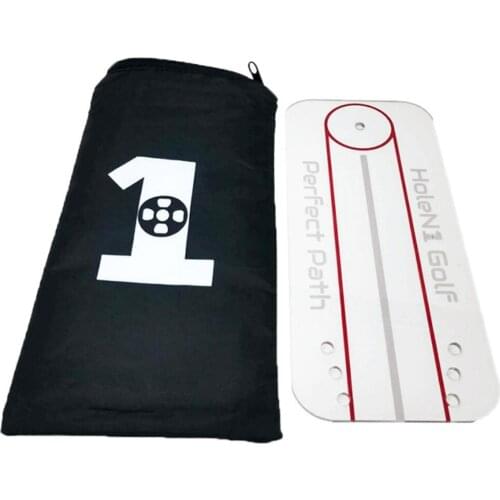 Golf Putting Aid Swing Trainer Home Office Alignment Putting Tutor Equipment