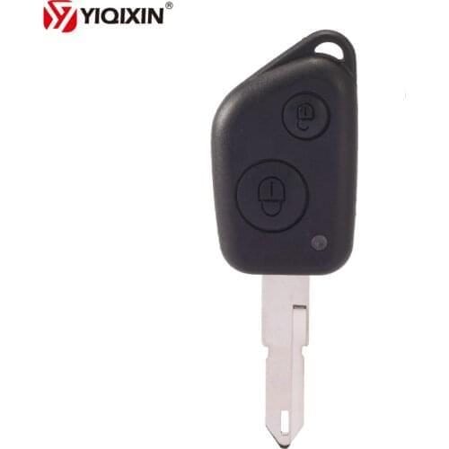 YIQIXIN High Quality 2 Button For Citroen C2 C3 C4 Remote Car Key Shell Fob Cover Case With Uncut Blade Blank Case Replacement