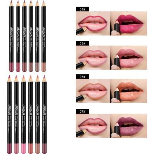 1PC Matte Lipliner Waterproof Lasting Lip Gloss Lips Makeup Cosmetic Tools Lip Liner Makeup Matte Pencil for Lips Beauty Tool