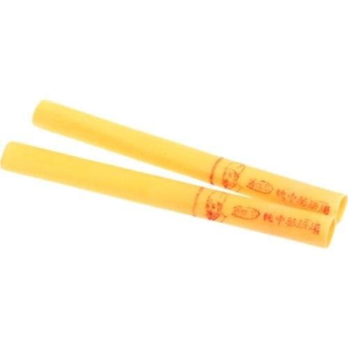 190pcs=1ot, ginger scent no smoking belly candles navel candles with pure beewax and cotton fabric without pesticide residue