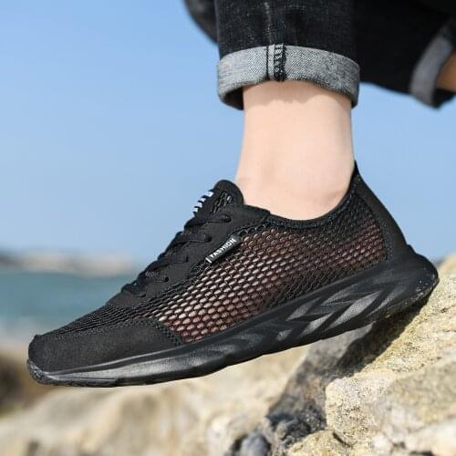 2021Men Casual Sport Air Mesh Breathable Running Sneaker For Male Light Weight Comfortable Outdoor Summer Shoe