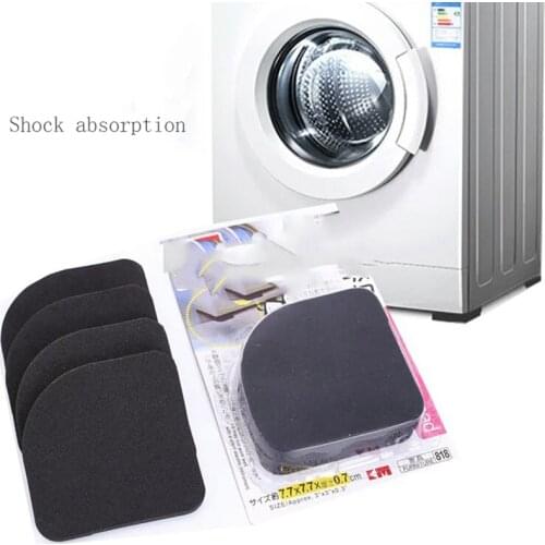 Household Moisture-proof Foot Mat Washing Machine Shock-absorbing Mat Household Appliances Furniture Anti-slip 4pcs