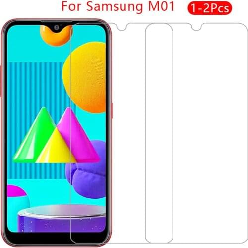 Case for samsung m01 cover tempered glass screen protector on galaxy m 01 01m protective phone coque bag accessories samsungm01
