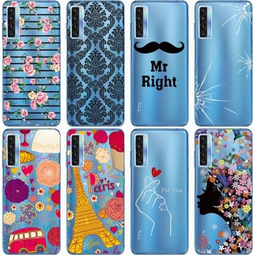 For TCL 20S Case Ultra Thin Clear Soft TPU Case Cover For TCL 20 SE for TCL 20 Pro Case Transparent Couqe Funda