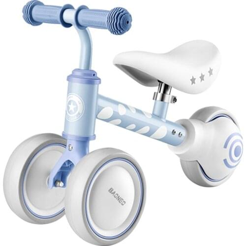 Children Three-wheeled Bicycle Tricycle Scooter Balance Bike Kids Educational Walkers Kids' Ride-on Toys Best Gift for Baby
