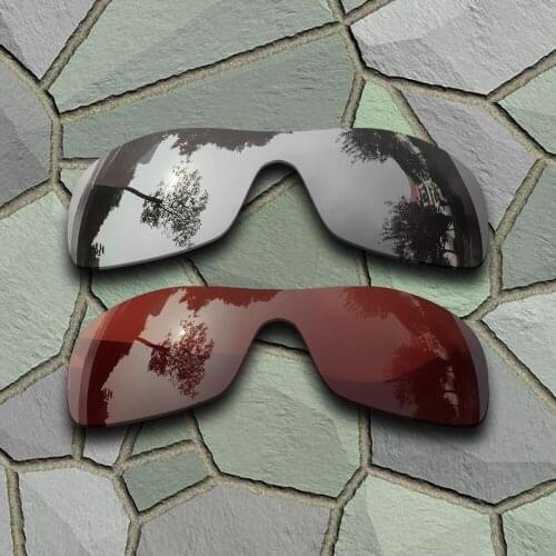 Chrome&Bronze Brown Sunglasses Polarized Replacement Lenses for Oakley Antix