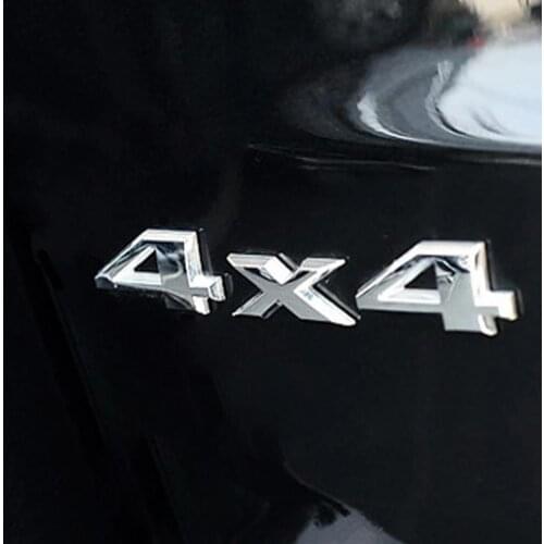 3D 4x4 Four Wheel Drive Car Sticker Logo Emblem Badge Decals Car Style Accessories For Bmw Honda Audi Toyota Decorative Stickers