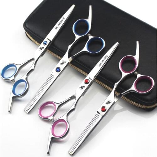 6 inch hair scissors Japan 440C High Quality Hair Salon Scissors Barber Hairdressing Shears Professional Hair Cutting Scissors