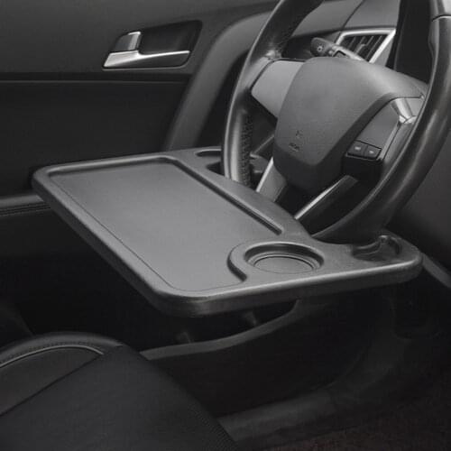 For Tesla Model 3 Y S X Food Snack Tray Steering Wheel Laptop Holder Dinning Desk Car Tablet Notebook Travel Table Stand Accesso