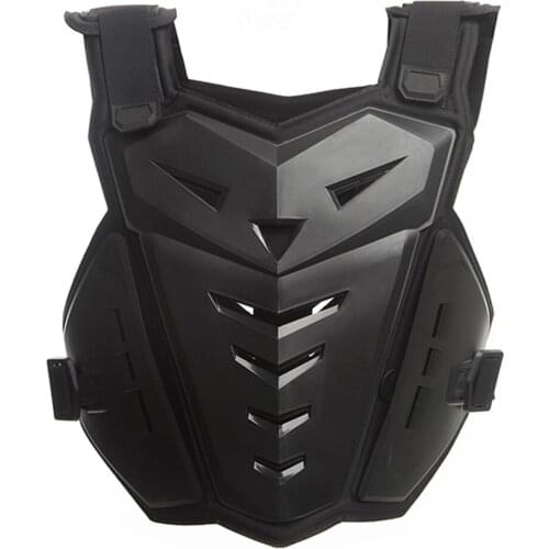 Durable Practical Back Protector Soft Armor Vest Adjustable Motorcycle Riding Shock Resistant Chest Support Accessory Anti Bump