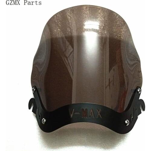 Sale Motorcycle Windscreen Windshield Deflector w/ Mount Bracket For Yamaha VMAX1200 V-MAX 1200 VMAX 1200 Big Diavel 1985-2007