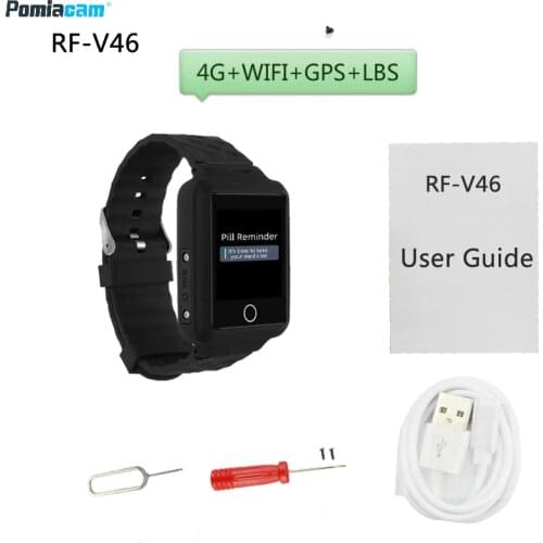 RF-V46 4G-LTE-Smart-Kids-GPS-Watch SOS Smartwatch Gps Tracker Watch Kids Gps Watch Phone Bracelet Wristband Digital Watch Gps