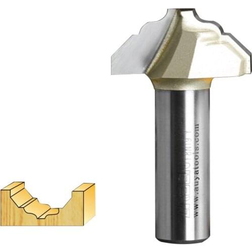 Double Roman Cove Groove Arden Router Bit - 1/2*1-1/4 " Shank - Arden A0411038