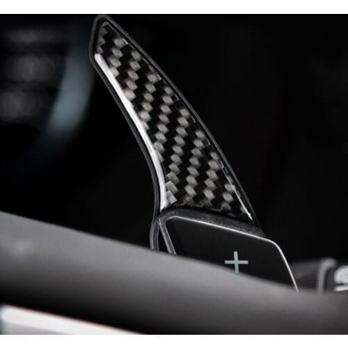 Carbon Fibre Steering Wheel Gear Shift Paddle Shifter For Subaru XV BRZ Forester Outback Legacy For Toyota GT86 Paddl Interior